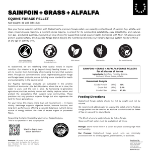 Sainfoin + Grass + Alfalfa Pellet