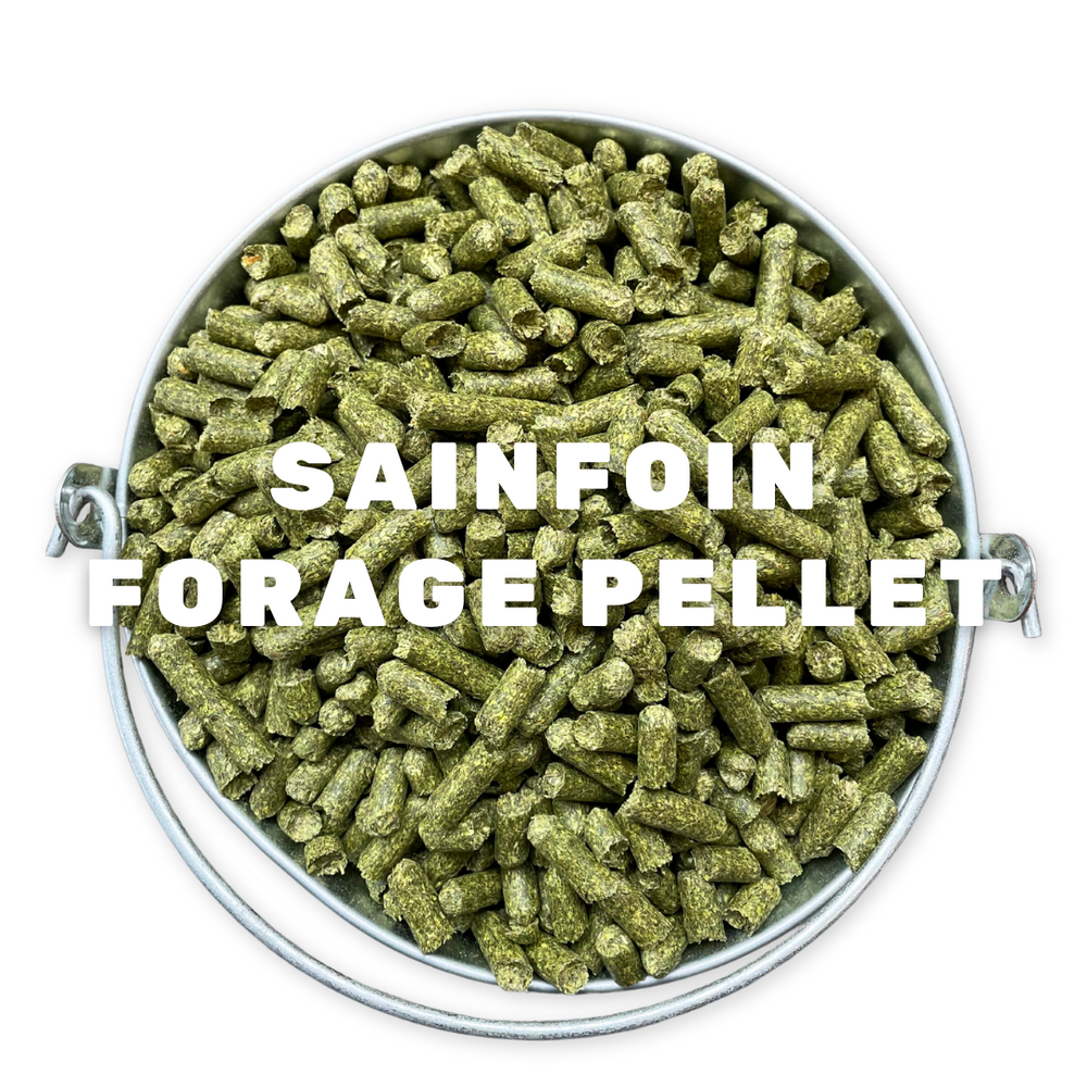 The Sainfoin Forage Pellet contain 100% sainfoin hay.