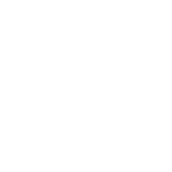 StableFeed text shaped into a horse shoe in white